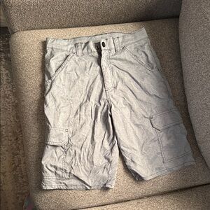 Men's Gray Cargo Shorts